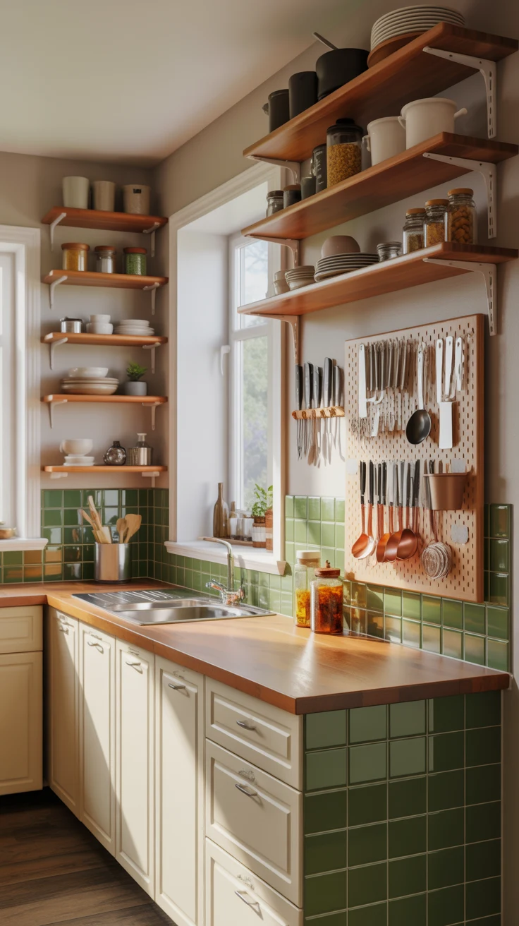 Small kitchen organization ideas with smart storage and clean layout