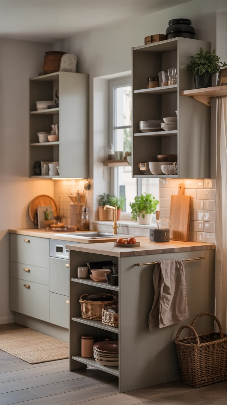 Small kitchen organization ideas with smart storage and clean layout