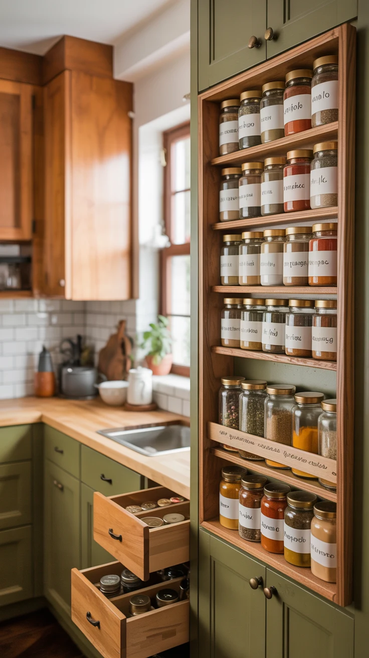 Small kitchen organization ideas with smart storage and clean layout