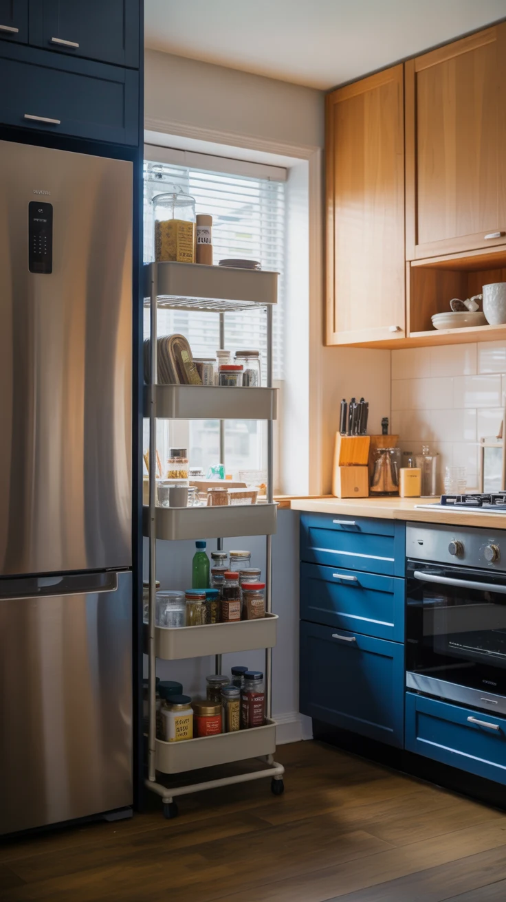 Small kitchen organization ideas with smart storage and clean layout