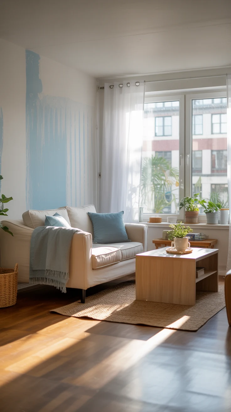 Small apartment living room ideas with modern and space-saving design