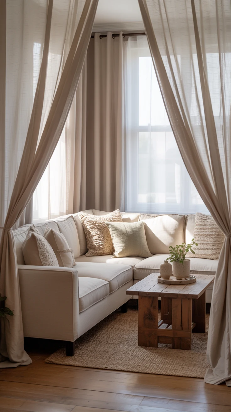 Small apartment living room ideas with modern and space-saving design