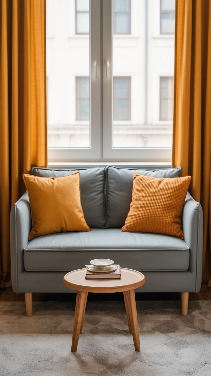 Small apartment living room ideas with modern and space-saving design