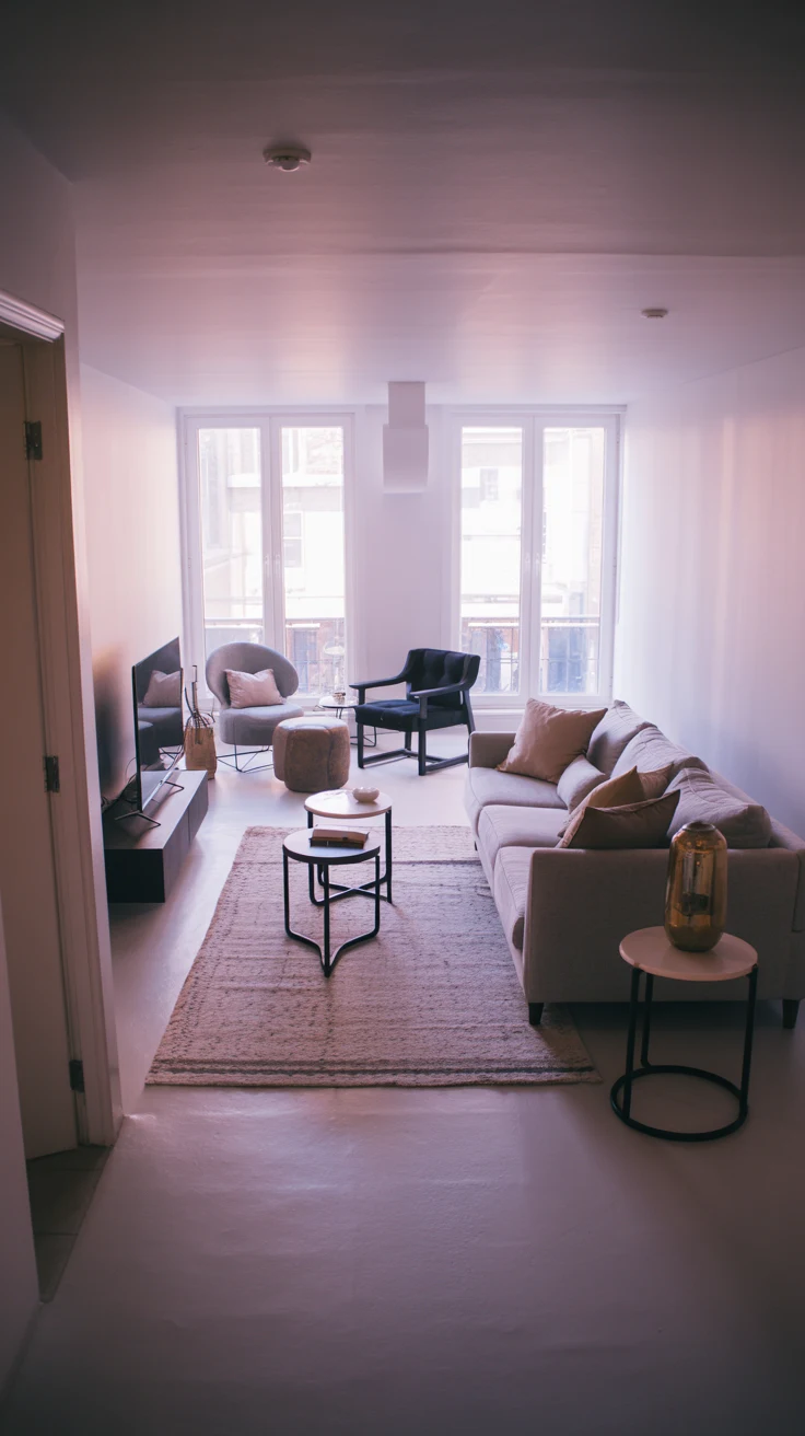 Small living room decor ideas with stylish and space-saving design