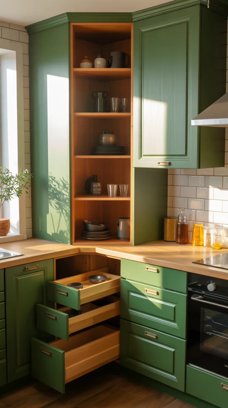 Tiny kitchen ideas with smart storage and modern design
