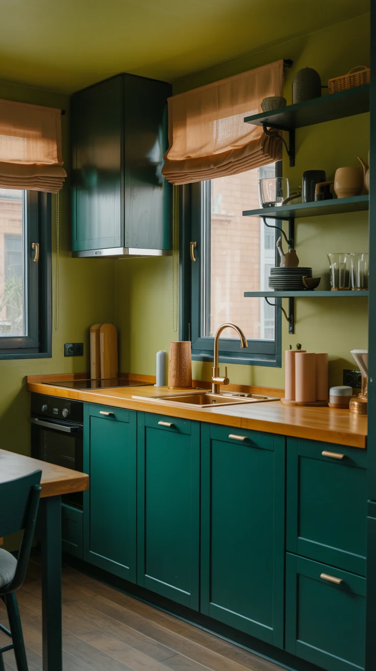 Tiny kitchen ideas with smart storage and modern design
