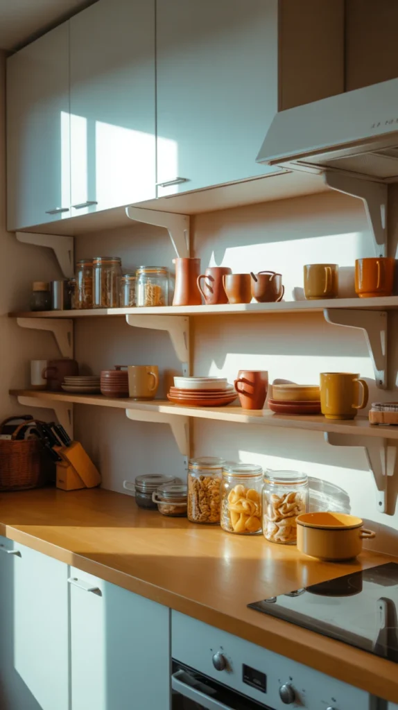 Tiny kitchen ideas with smart storage and modern design