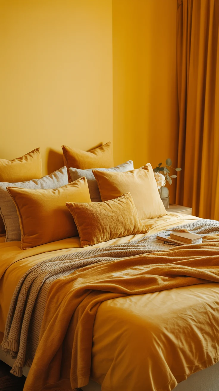 yellow bedroom ideas