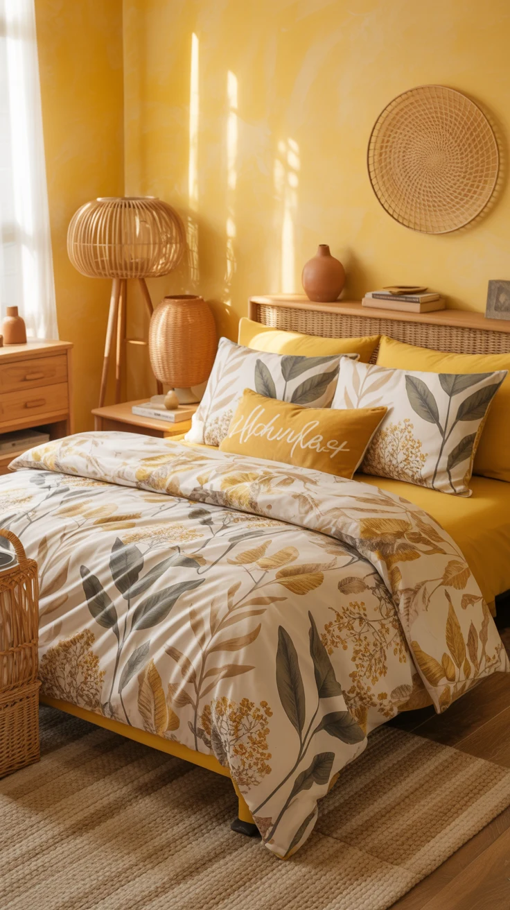 yellow bedroom ideas