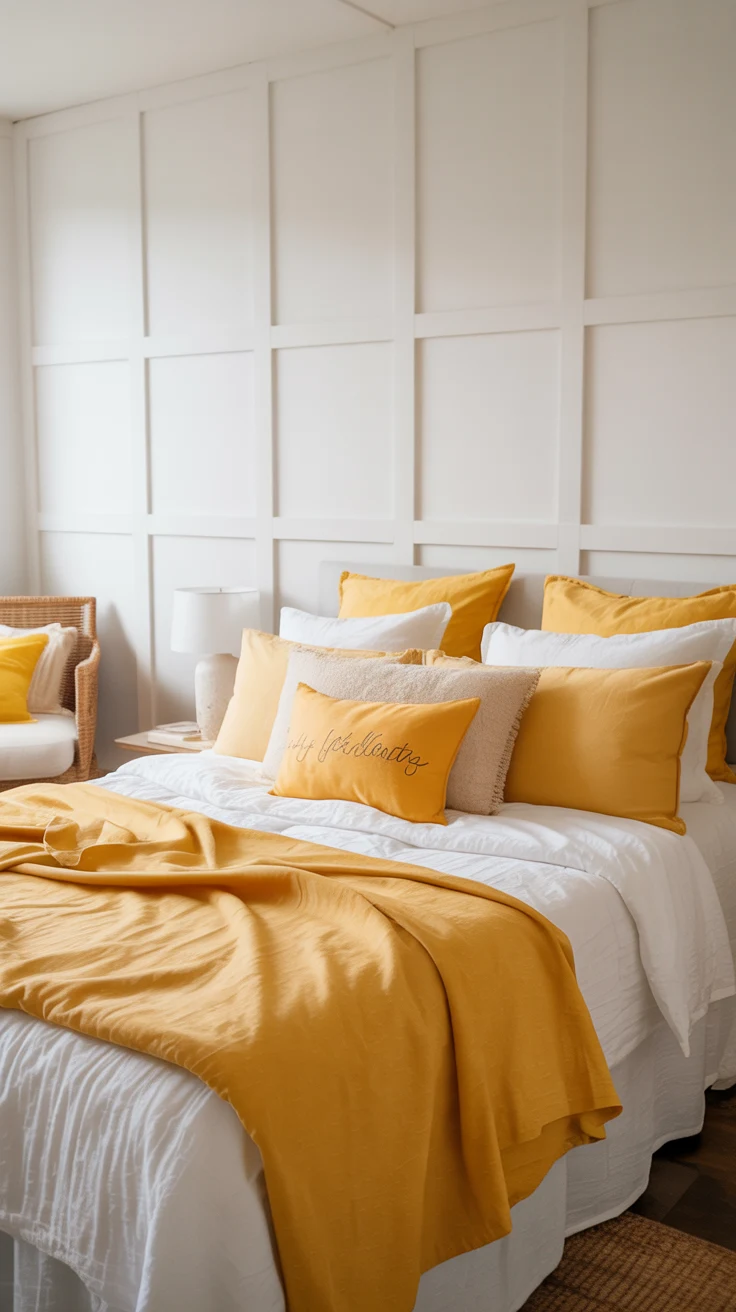 yellow bedroom ideas