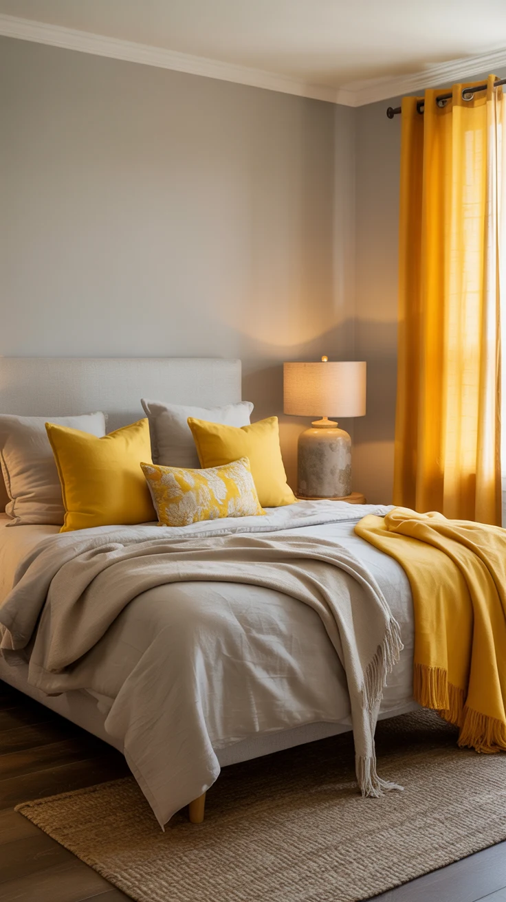 yellow bedroom ideas