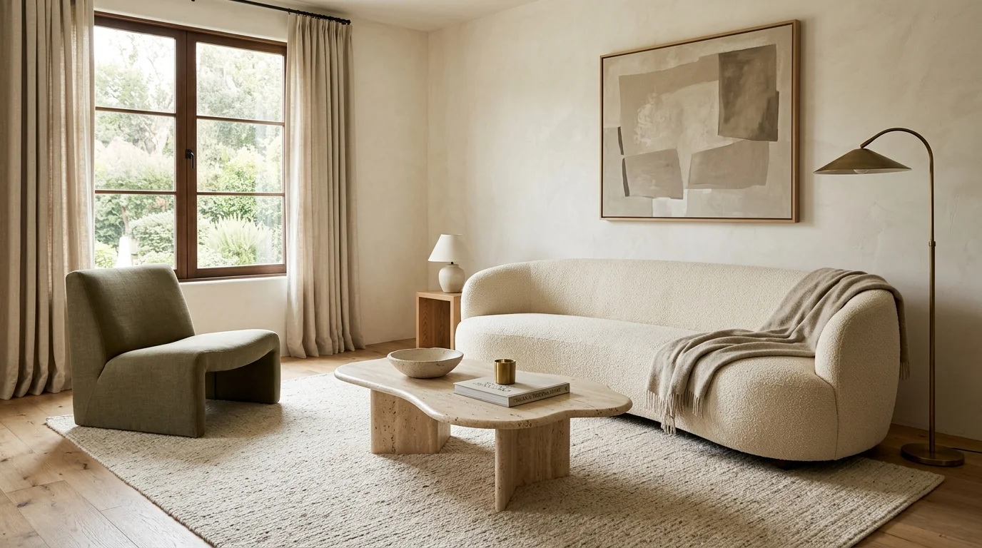 organic modern living room ideas