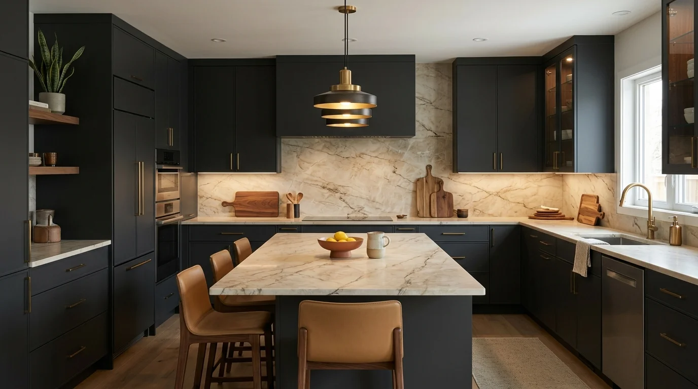 The Dark Kitchen Is the Boldest Move in Interior Design Right Now — Here's How to Pull It Off