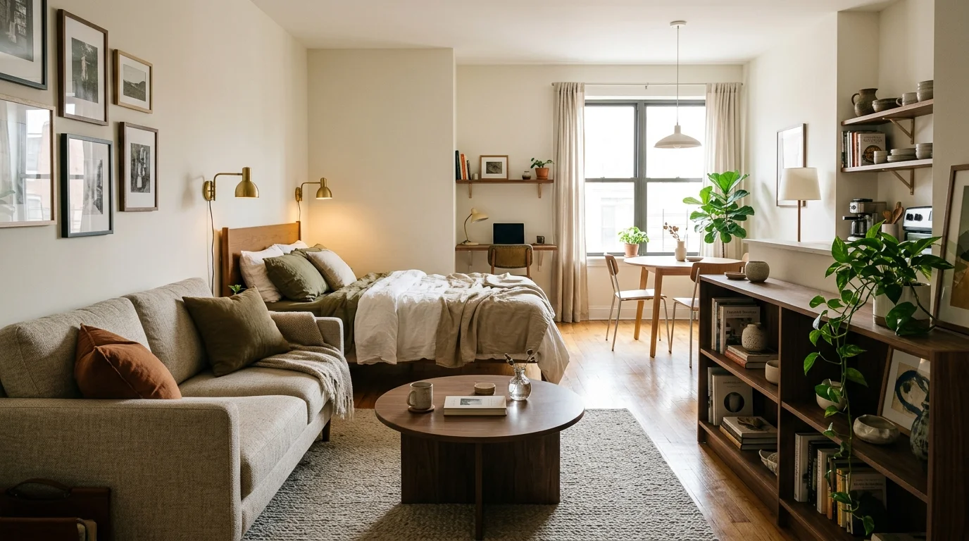 10 Studio Apartment Decor Ideas That Make One Room Feel Like a Whole Home
