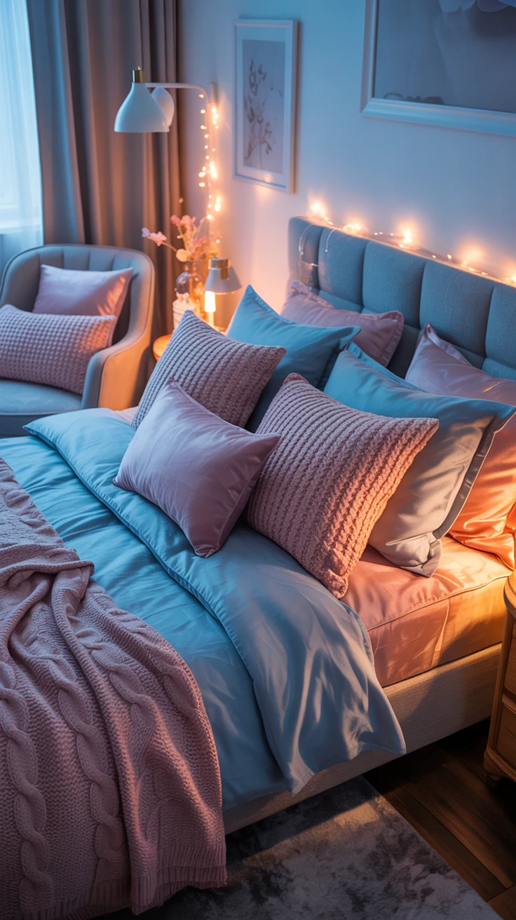 blue and pink bedroom ideas