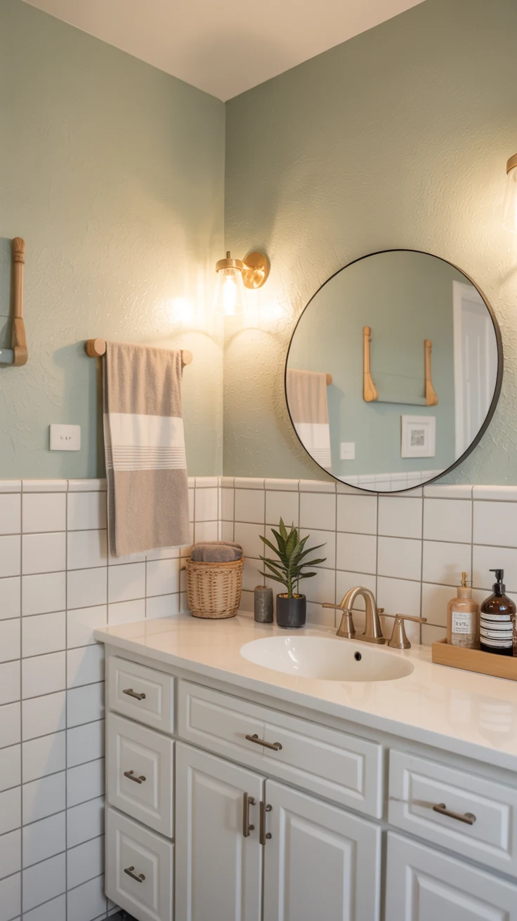 budget bathroom remodel with stylish decor