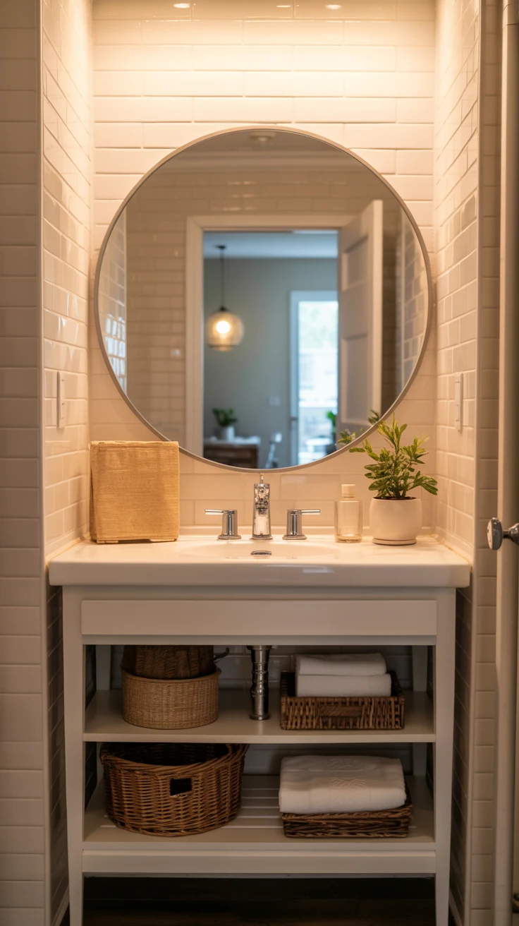 budget bathroom remodel with stylish decor