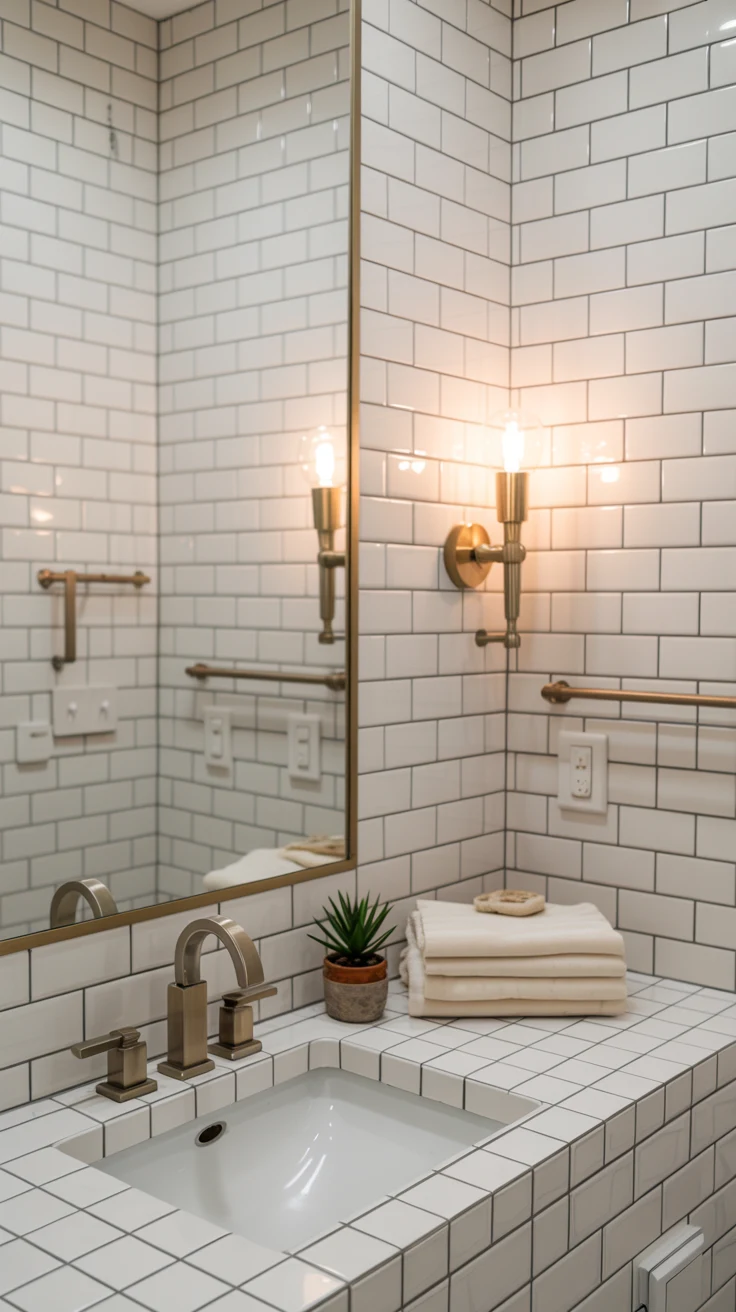 budget bathroom remodel with stylish decor