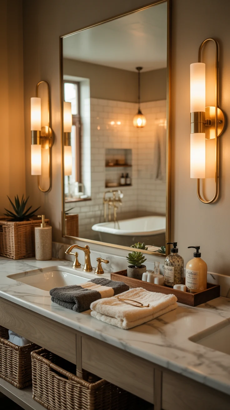budget bathroom remodel with stylish decor