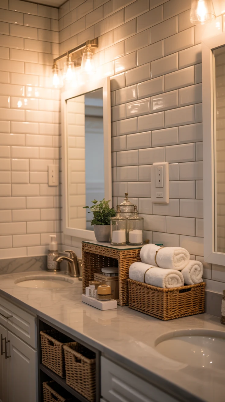 budget bathroom remodel with stylish decor
