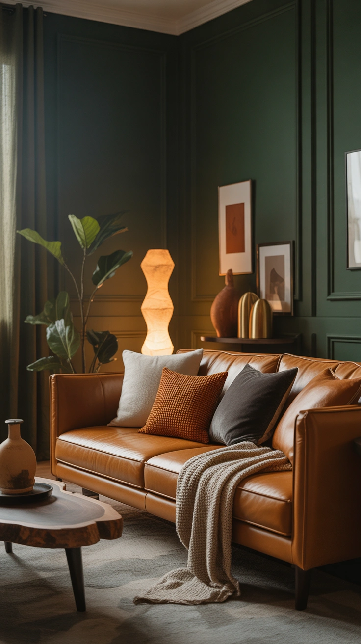 dark cozy living room ideas