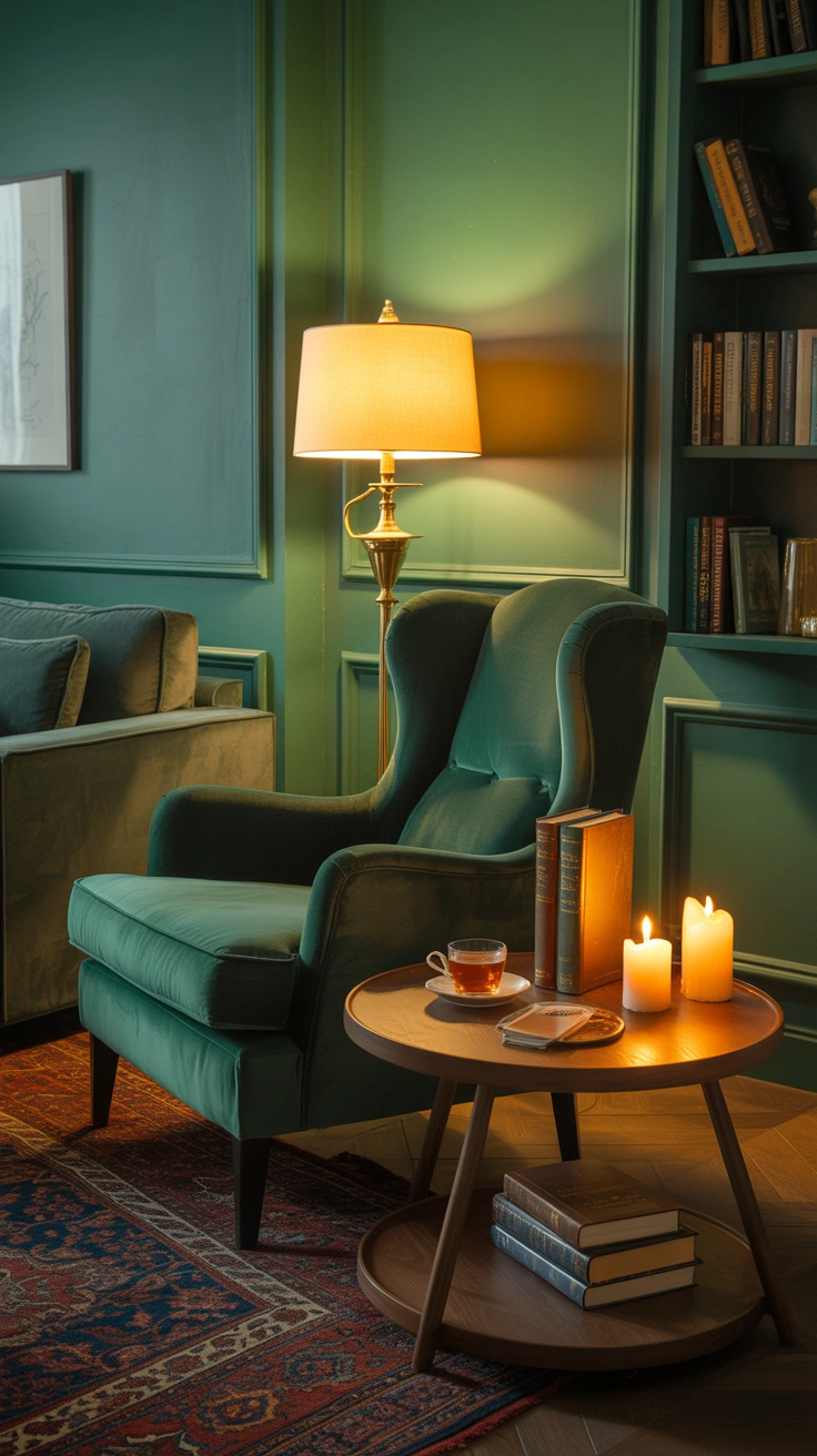dark cozy living room ideas