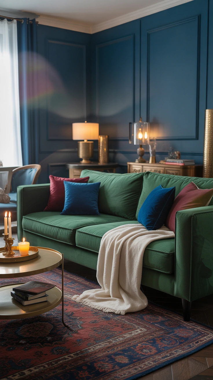 dark cozy living room ideas