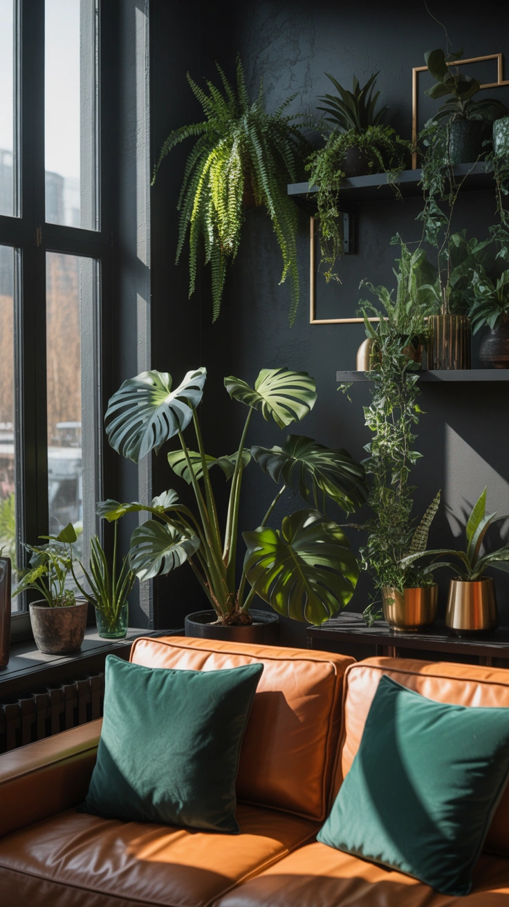 dark cozy living room ideas