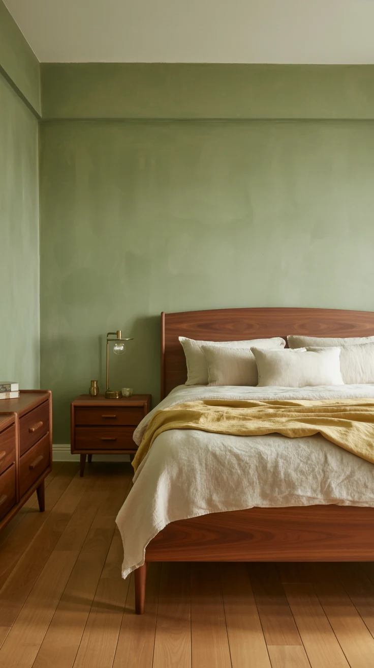 green bedroom decor ideas