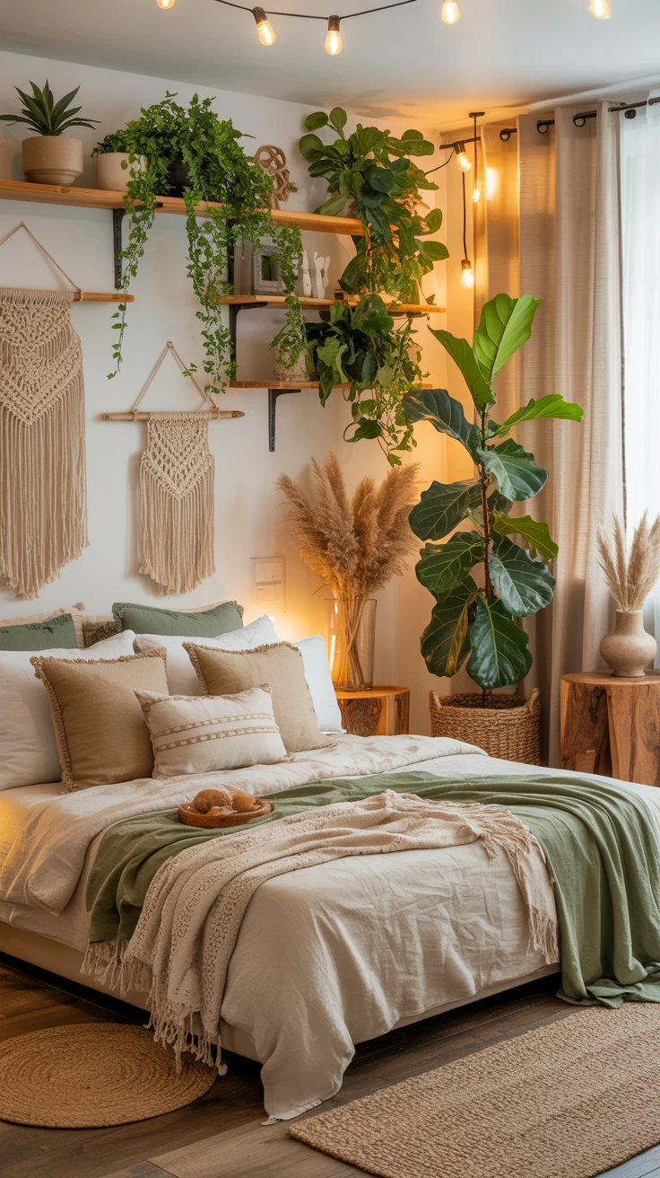 green bedroom decor ideas
