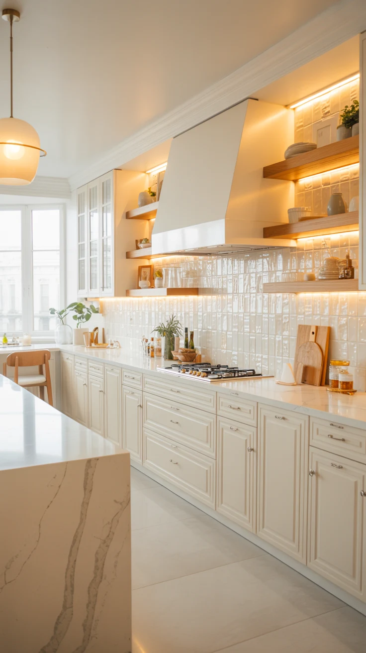 luxury kitchen with elegant finishes