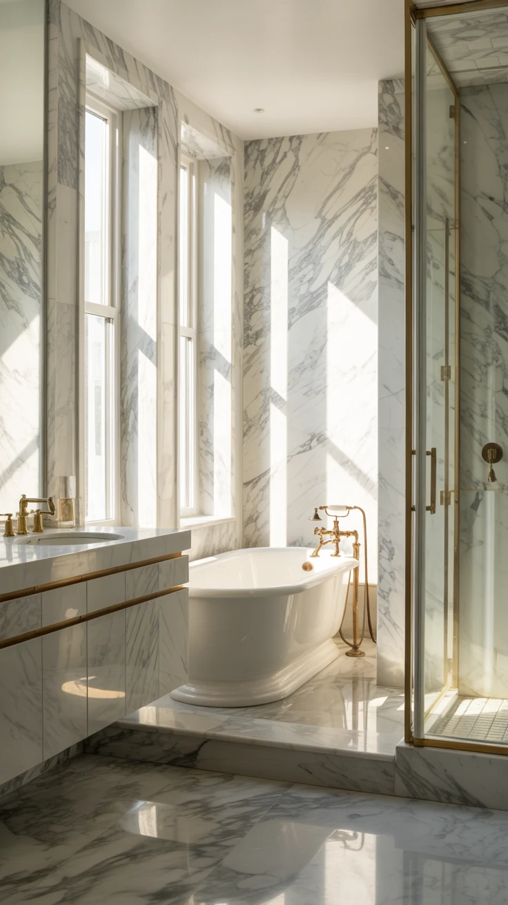 luxury marble bathroom ideas