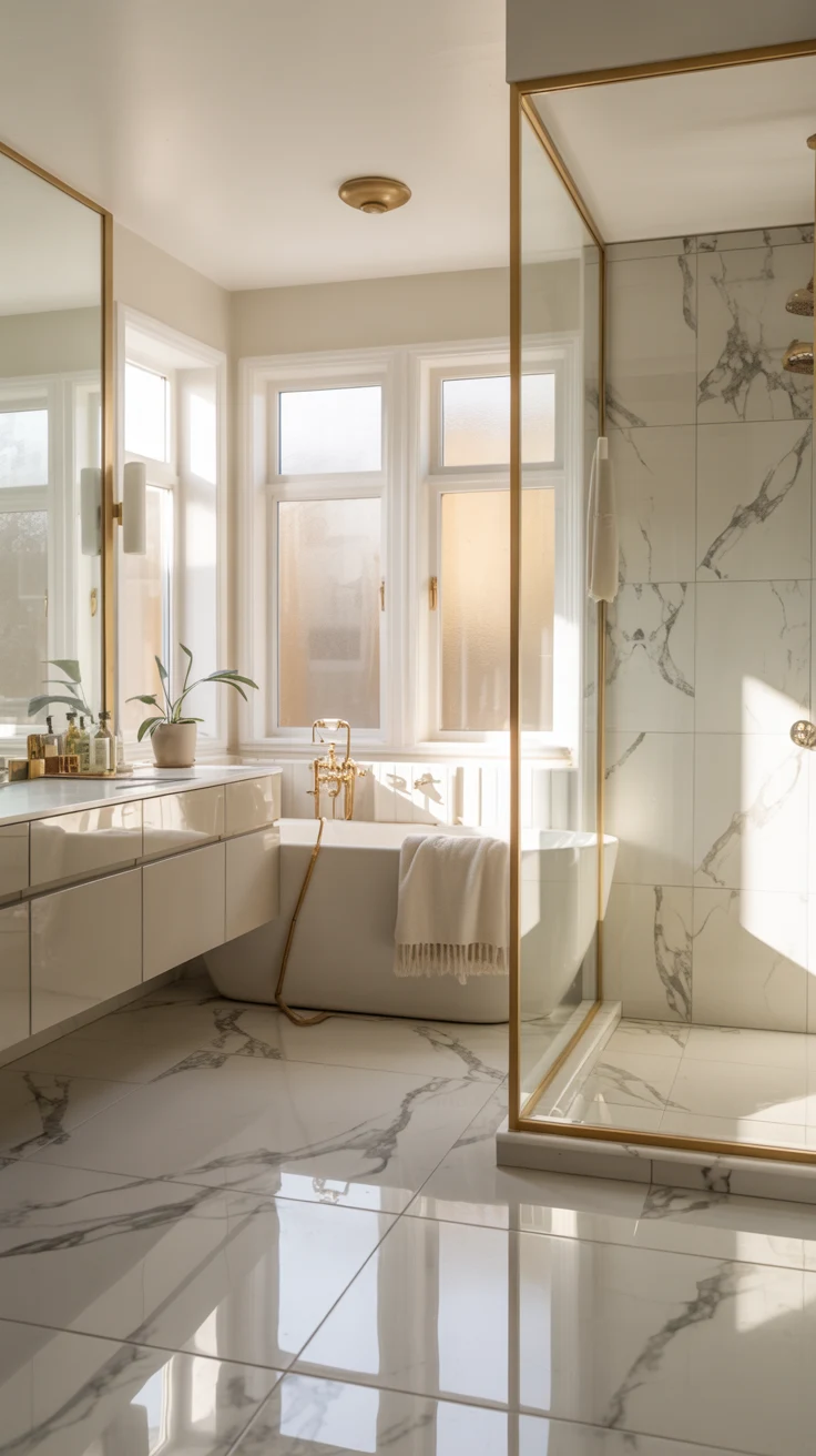 marble bathroom tile ideas