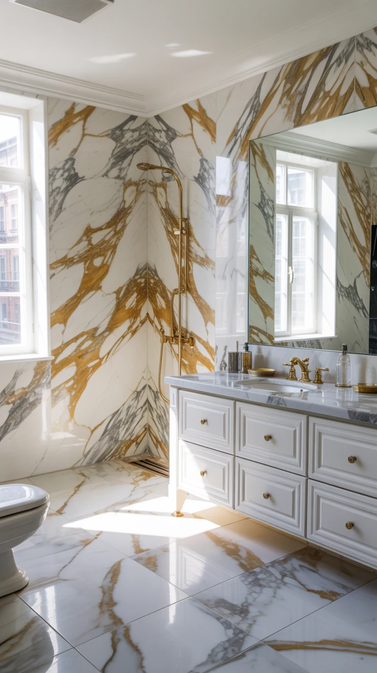 marble bathroom tile ideas