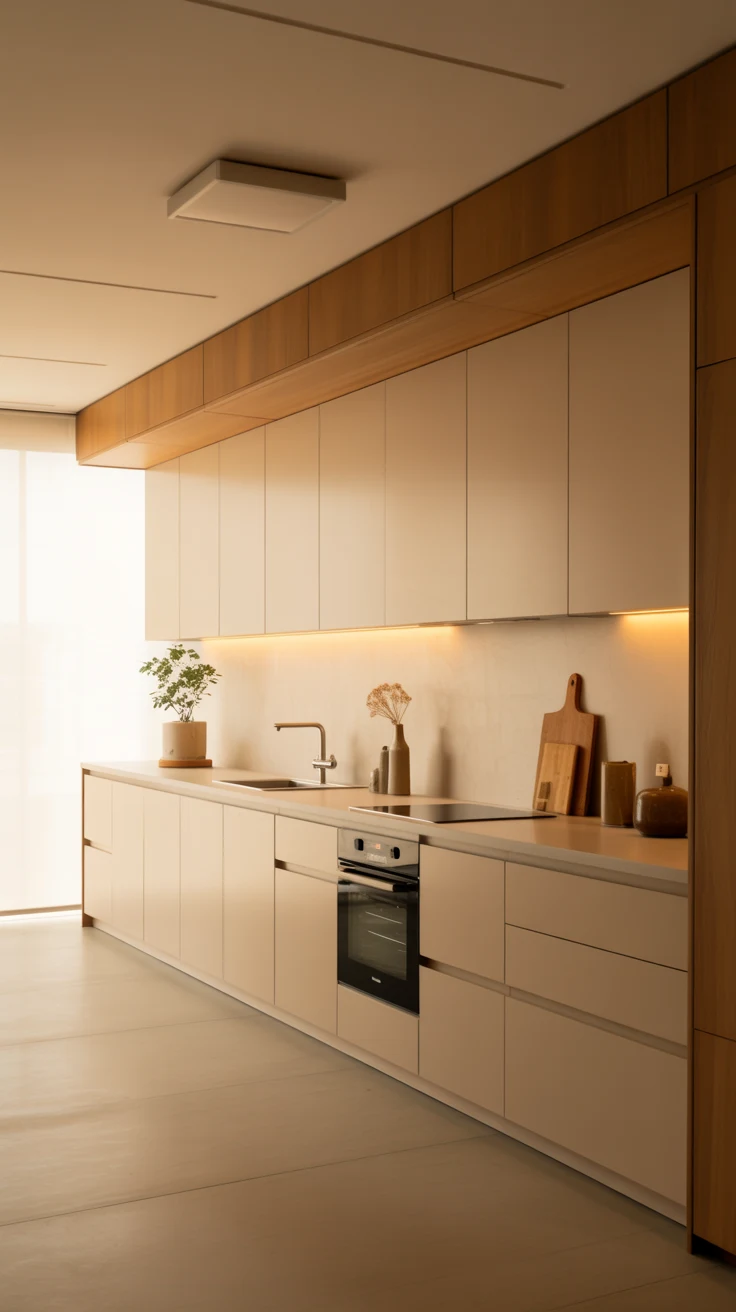 minimal kitchen with clean styling