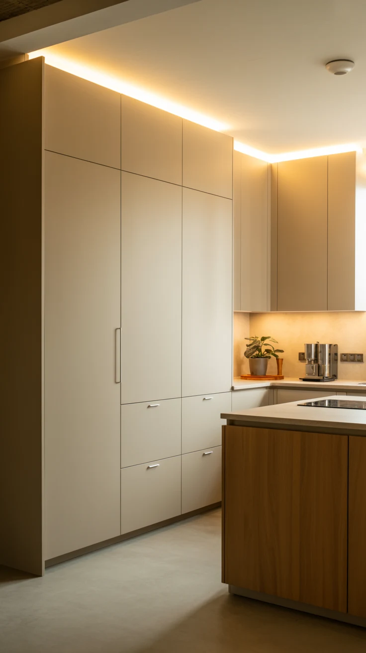 minimal kitchen with clean styling
