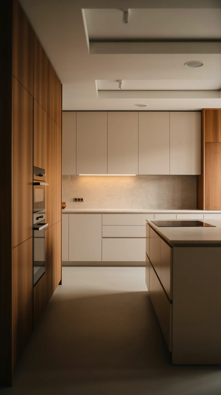 minimal kitchen with clean styling