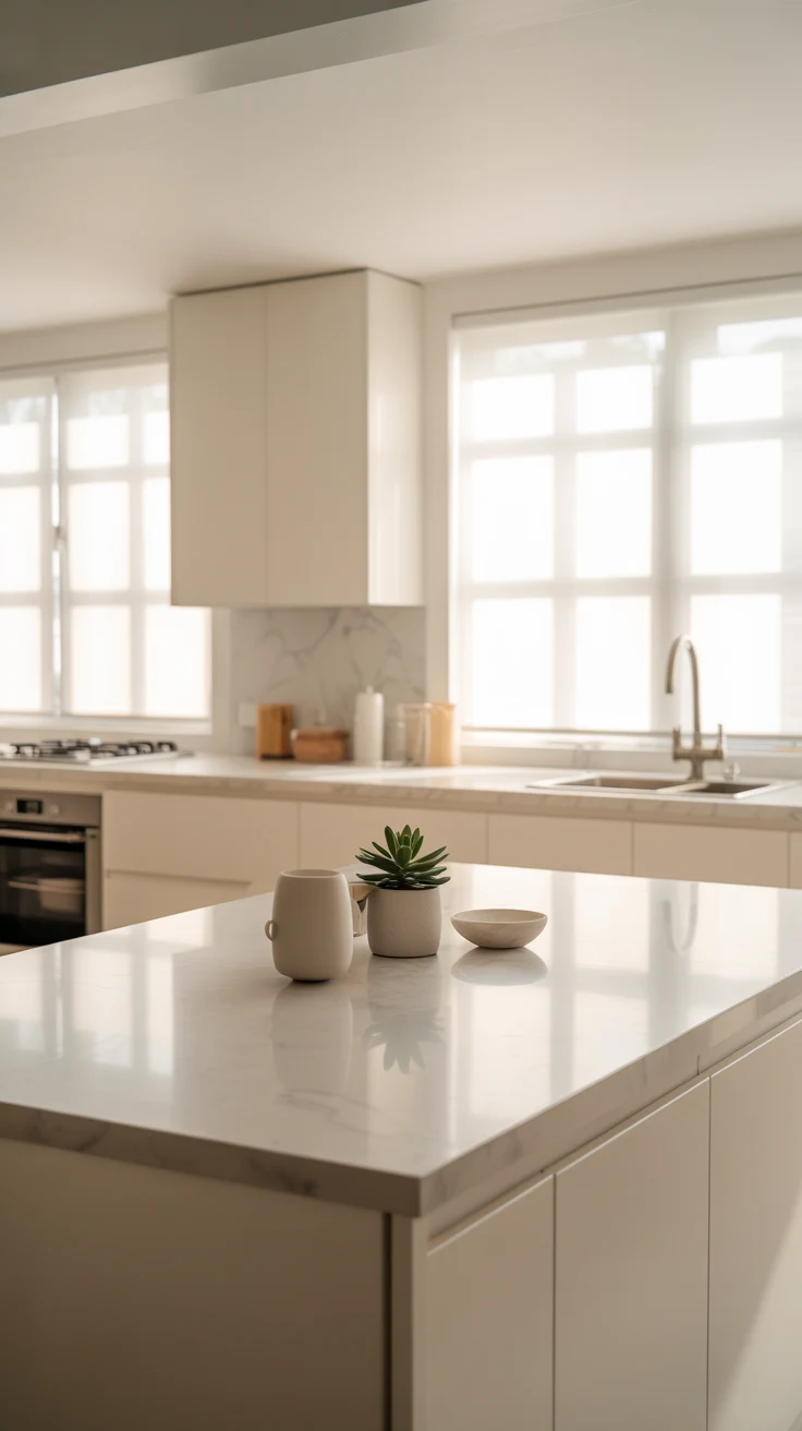minimal kitchen with clean styling