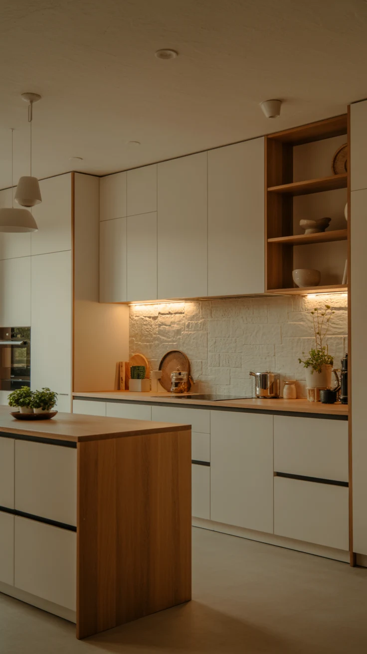 minimal kitchen with clean styling