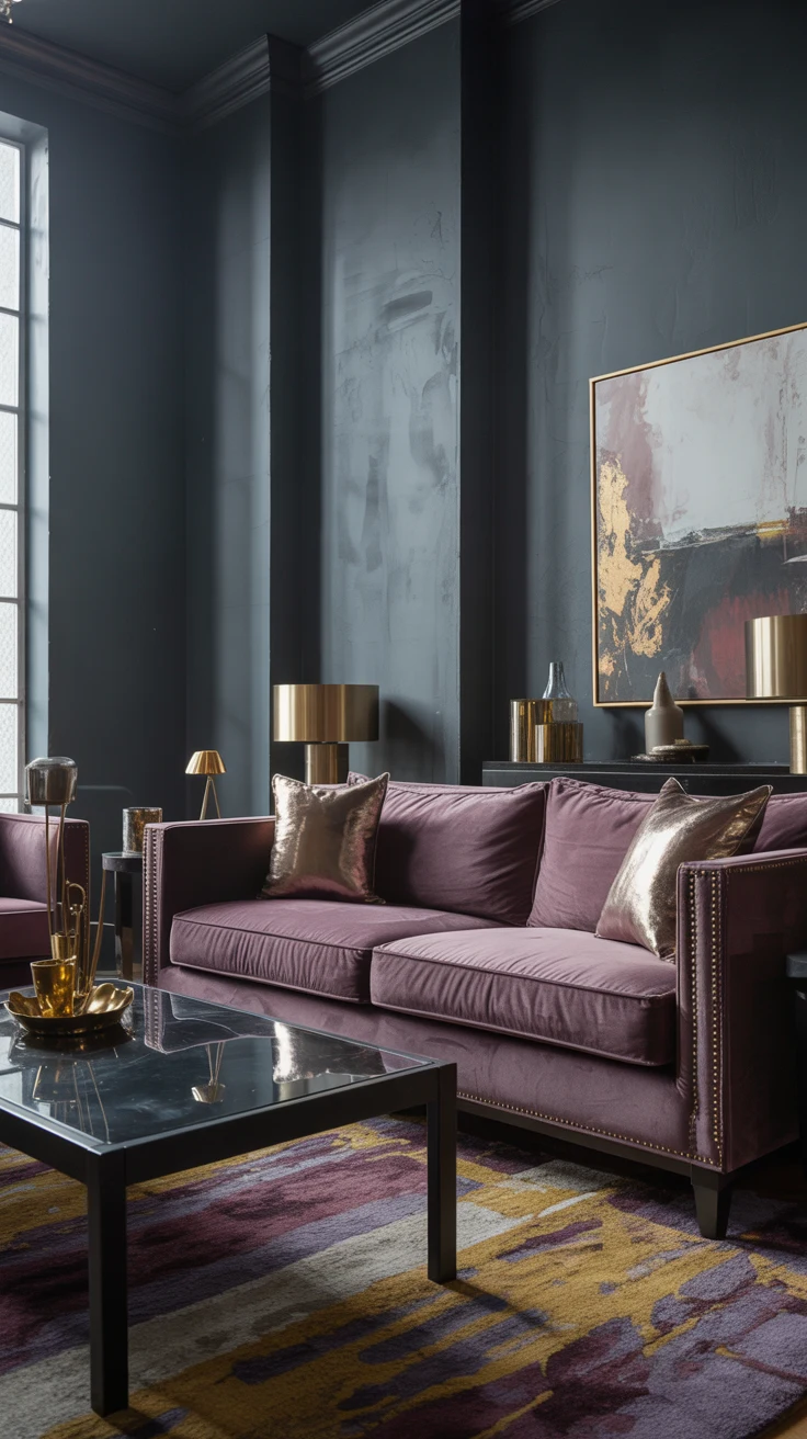moody living room ideas