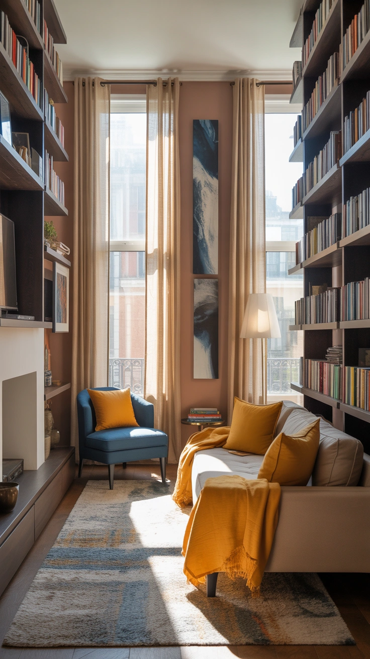 narrow living room ideas