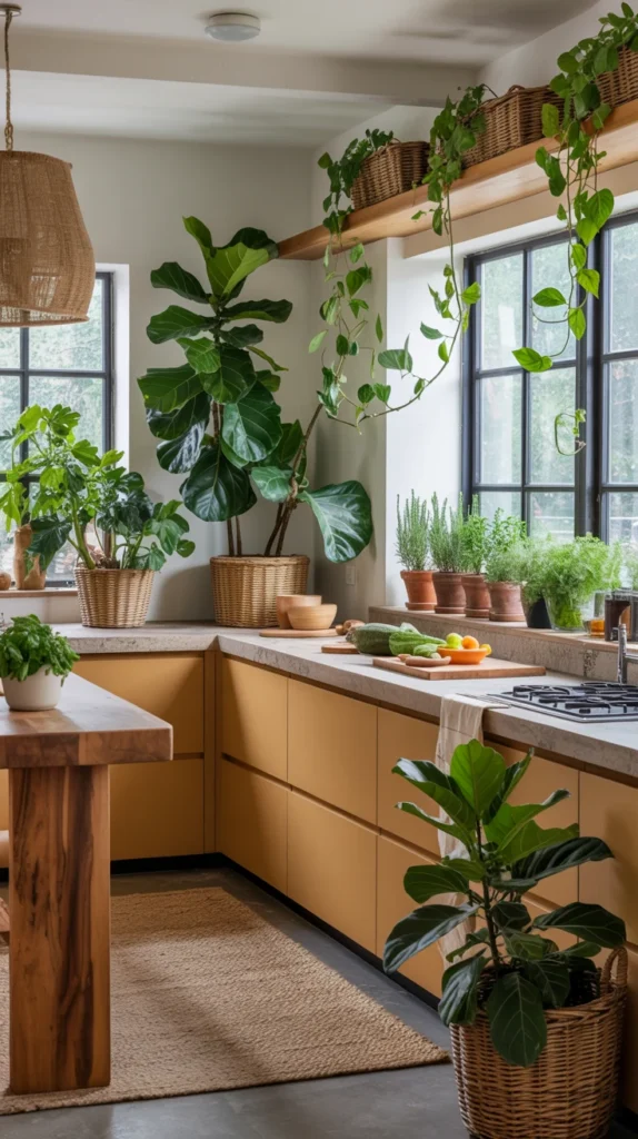 organic modern kitchen ideas 