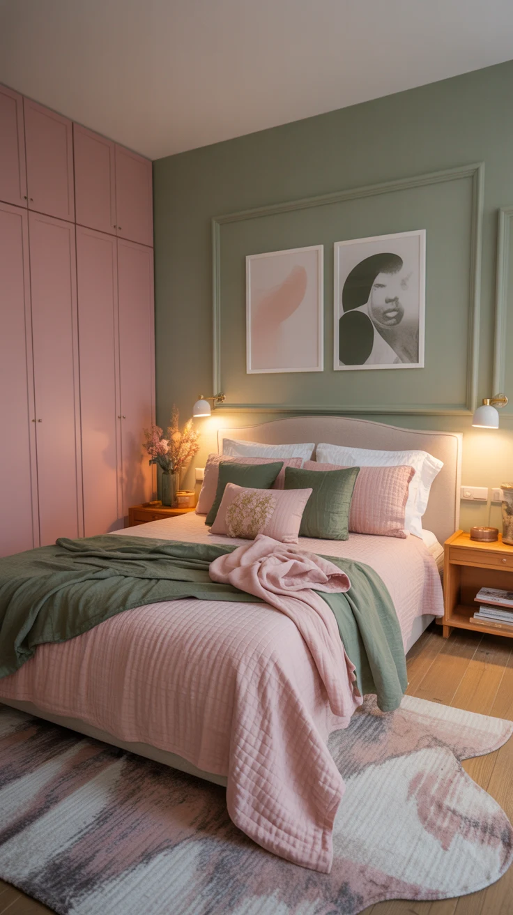 pink and green bedroom ideas 