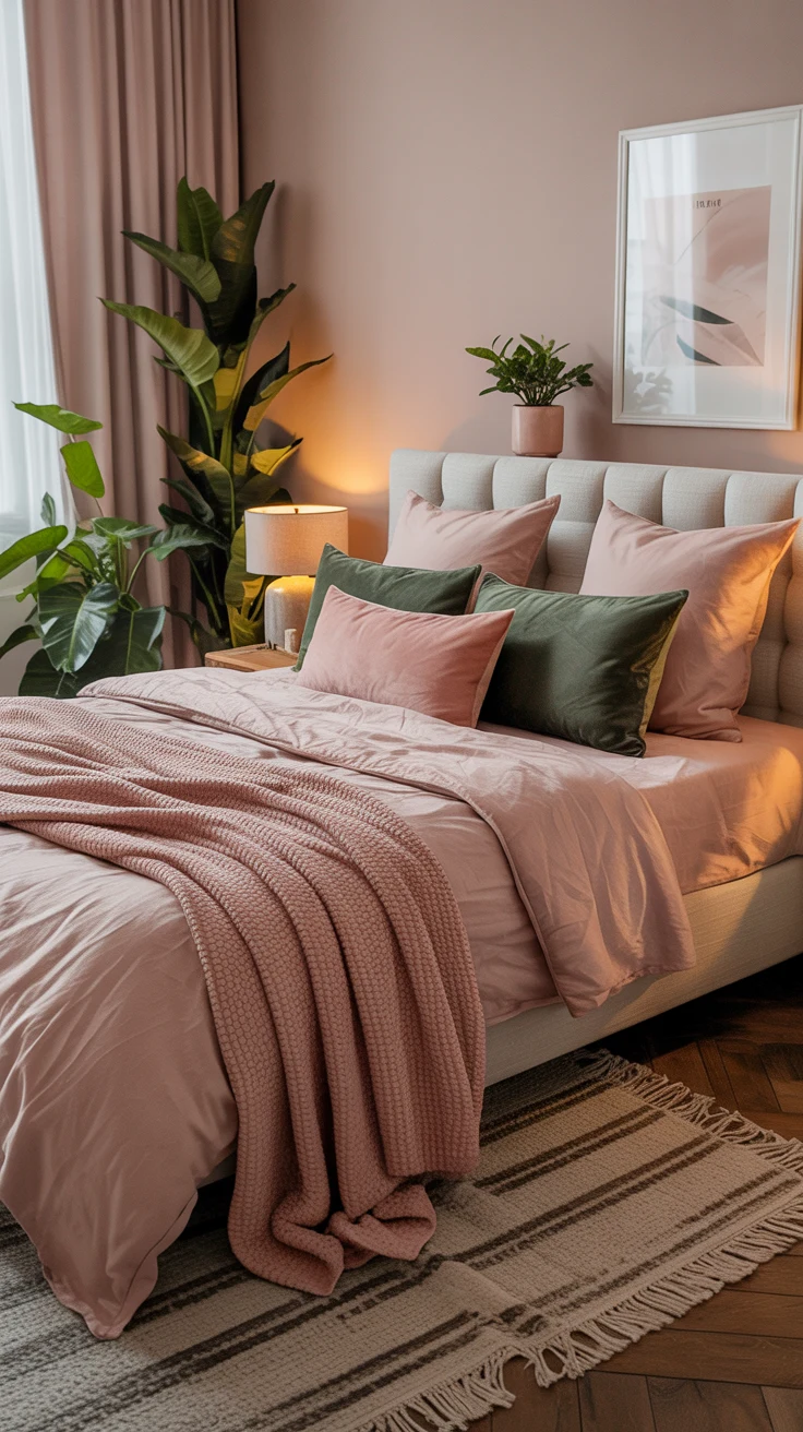 pink and green bedroom ideas 