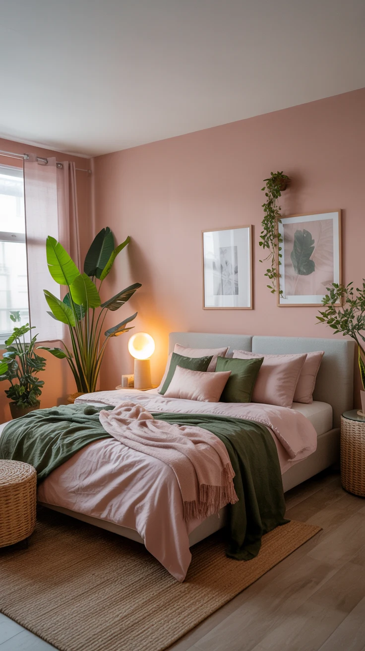 pink and green bedroom ideas 