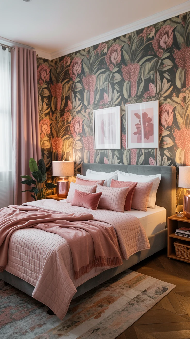 pink and green bedroom ideas 