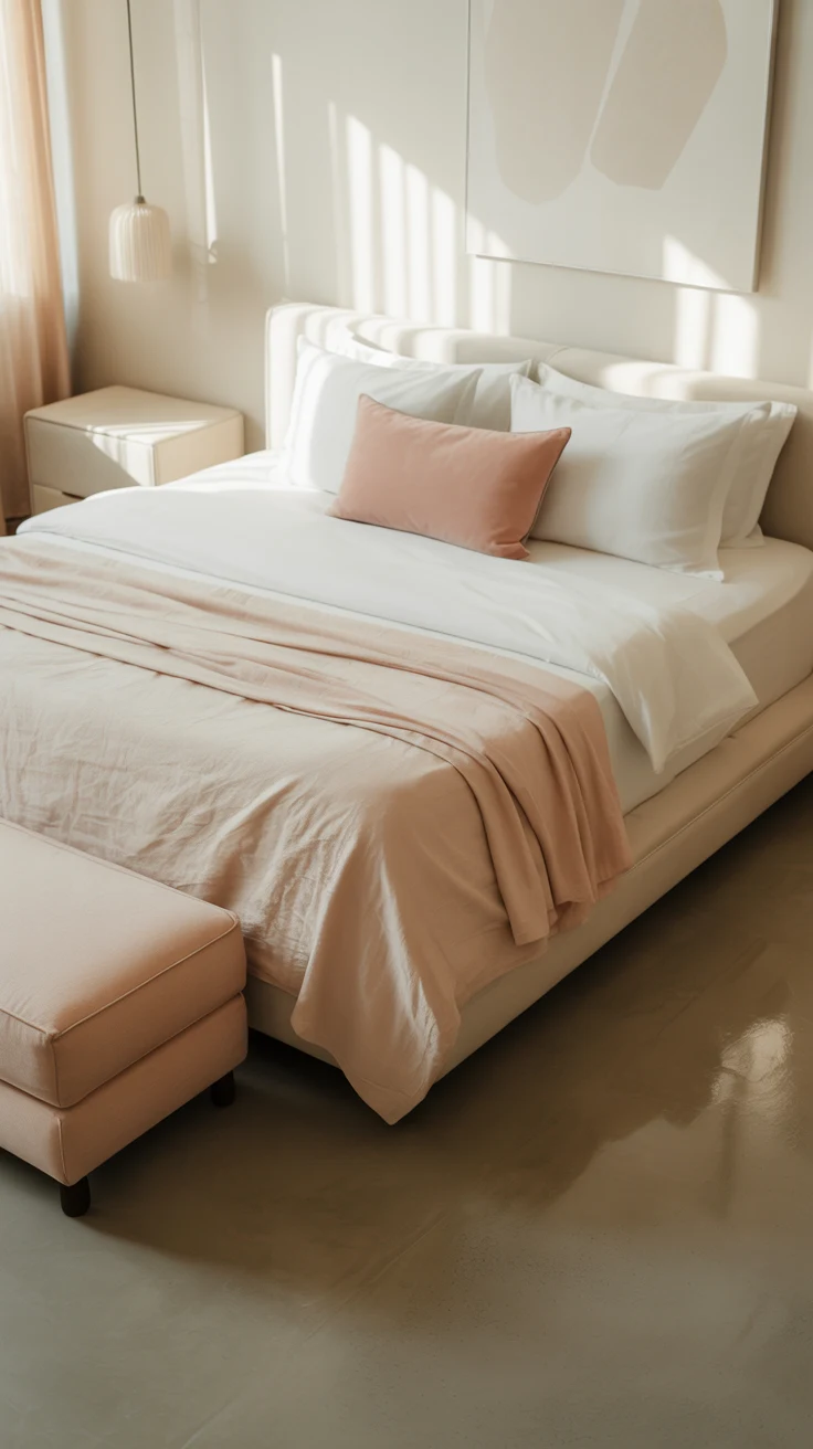 pink and white bedroom ideas