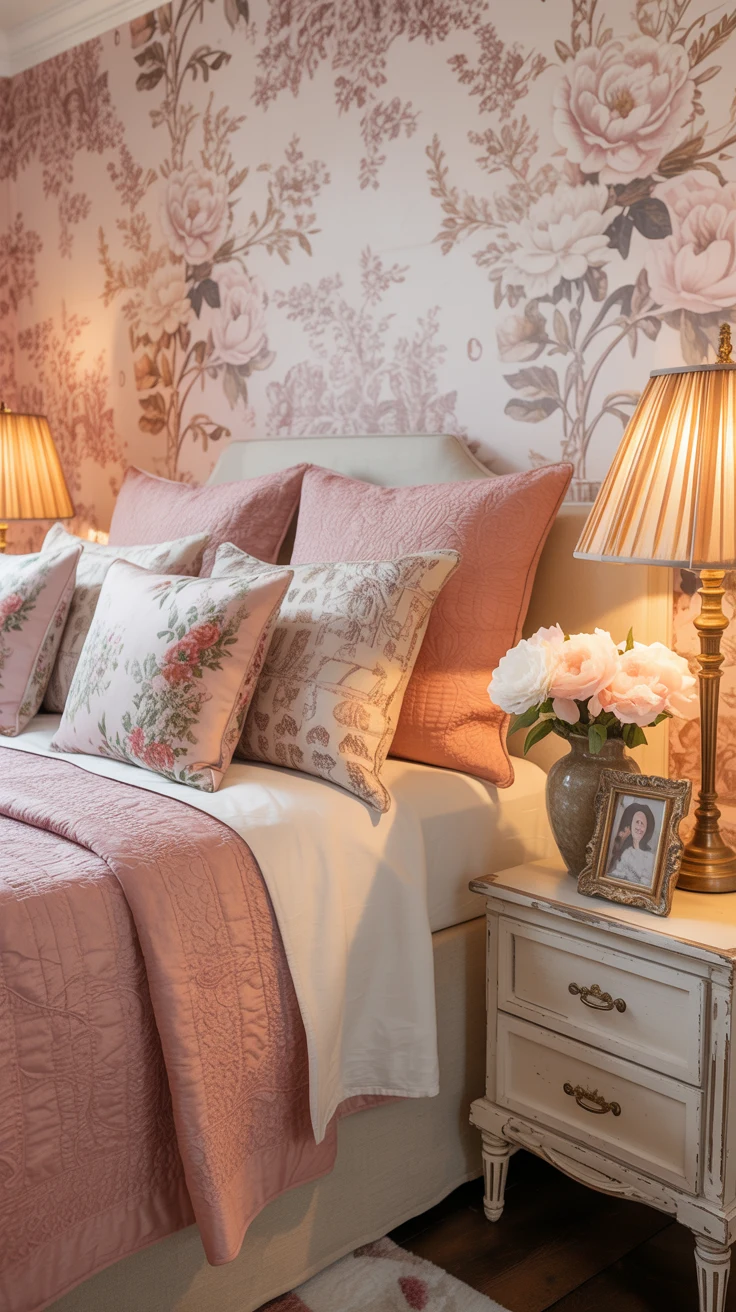 pink and white bedroom ideas