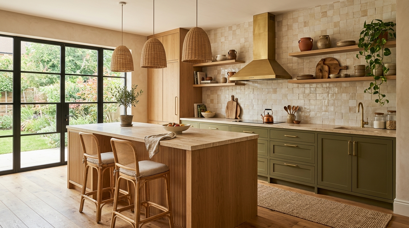 14 Modern Earthy Kitchen Ideas That Feel Warm, Grounded and Completely Current