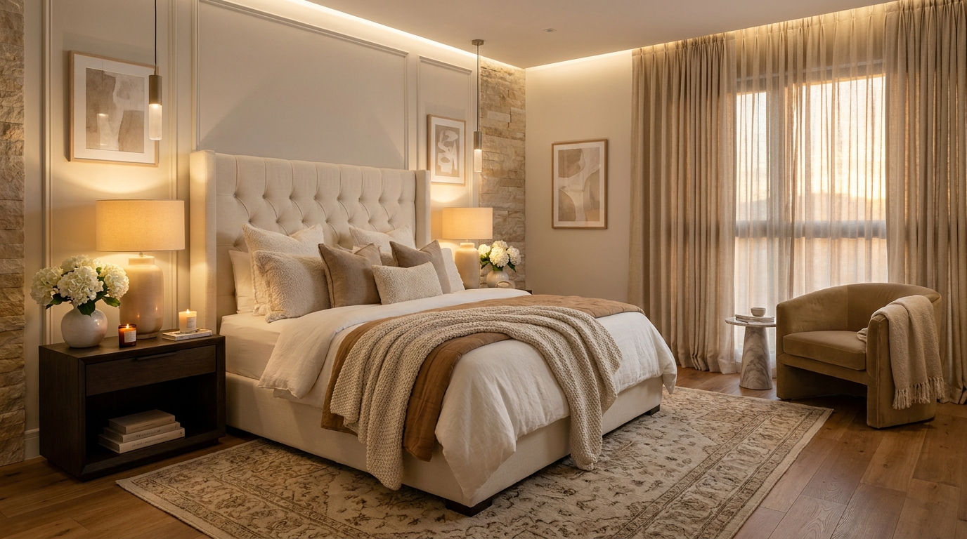 12 Cozy Master Bedroom Ideas That Make You Feel Like You're Checking Into a Luxury Hotel Every Night